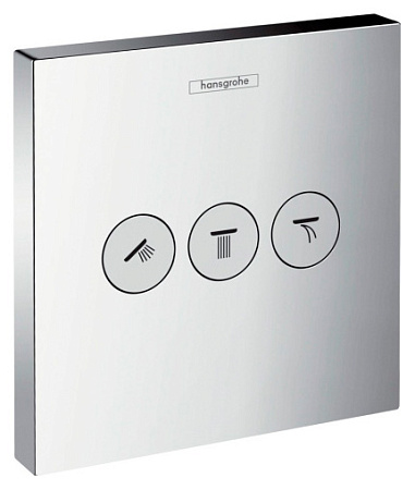 Переключатель потоков Hansgrohe ShowerSelect Trio/Quattro 15764000 для душа, хром