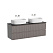 Тумба с раковиной и столешницей Sancos Snob R 140 SNR70SM+TT140A1 Doha Soft/Black Sky