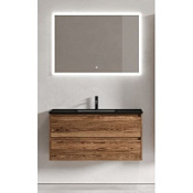 Мебель для ванной Sancos Libra 100 LB100ECH дуб чарльстон/черный