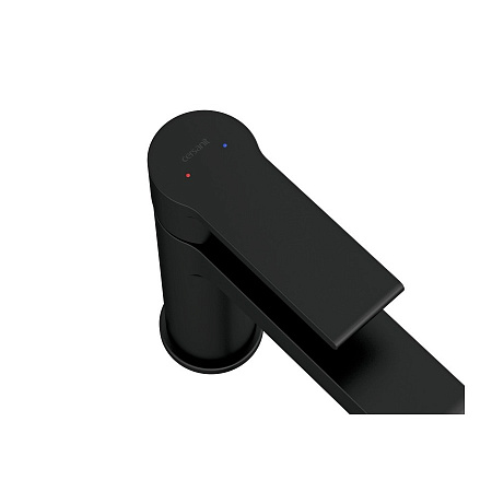 Смеситель Cersanit Brasko Black 63107 для раковины, черный