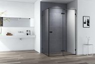 Душевой уголок Cezares Bellagio BELLAGIO-AH-1-140/100-C-NERO прозрачный/черный