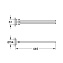 Полотенцедержатель Grohe Essentials 40371000 двойной - фото 4