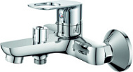 Смеситель для ванны и душа RUSH Edge ED7735-44 хром