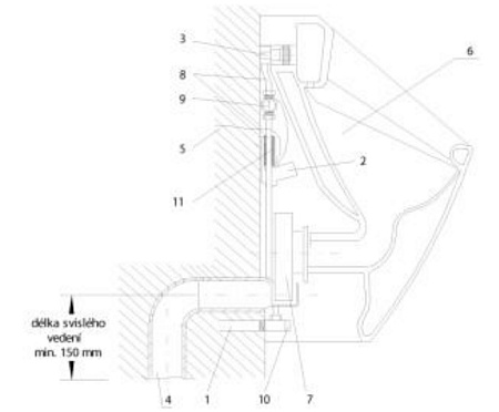 Писсуар Jika Golem Antivandal 8430700000001 без электроники