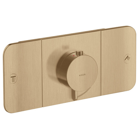 Термостат Axor One 45712140 для душа, шлифованная бронза