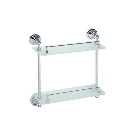 Полка Bemeta Retro 144301122 двойная хром