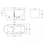 Акриловая ванна BelBagno BB72-1700-W0 170x78 белый - фото 4