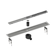 Душевой лоток Timo Drain System DS230207/00 70 двухсторонняя решетка, хром