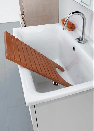 Тумба c хозяйственной раковиной Kerasan Aquadom 9165k3*1 60х60 белый матовый