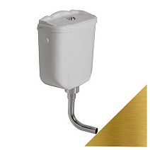 Механизм смыва и сливная труба для подвесного бачка Globo Paestum BA008oro золото