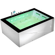 Акриловая ванна Gemy G9259 с гидромассажем