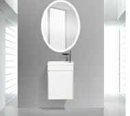 Мебель для ванной BelBagno Pietra Mini PIETRA MINI-460-1A-SO-BL-R 46 R bianco lucido Мебель для ванной BelBagno Pietra Mini PIETRA MINI-460-1A-SO-BL-R 46 R bianco lucido
