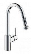 Смеситель Hansgrohe Talis S2 14877000 для кухонной мойки с выдвижным душем