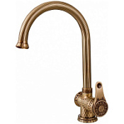 Смеситель Zorg Antic A 407K-BR для кухонной мойки, бронза