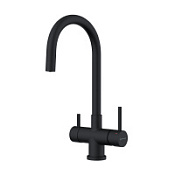 Смеситель Omoikiri Akita-GB 4994354 для кухонной мойки, графит