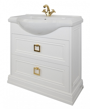 Тумба с раковиной Tessoro Foster TS-F9080-C-W 80 белый