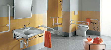 Раковина Hatria Autonomy Y0BV01 68 для людей с ограниченными возможностями