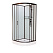 Душевая кабина Frank F409 Black 90*90 без крыши, черный