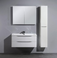 Мебель для ванной BelBagno Ancona-N 90 bianco lucido, подвесная