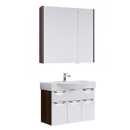 Мебель для ванной Aqwella Плазма Pl.01.07/VM 76 венге магия