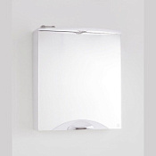 Шкаф-зеркало Style Line Жасмин-2 Люкс 60x71.8 с подсветкой, белый