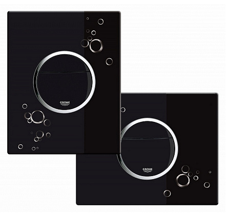 Кнопка смыва Grohe Nova Cosmopolitan 38847KI0 черный с белым