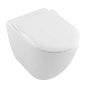 Унитаз приставной Villeroy & Boch Subway 2.0 5602R0R1 безободковый, альпийский белый