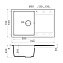 Кухонная мойка Omoikiri Daisen 78T-GR 51x78x23 Leningrad Grey - фото 2