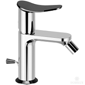 Смеситель Huber Harlock HK0005546T для биде, хром/черный матовый