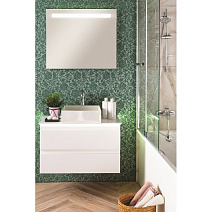 Мебель для ванной Jacob Delafon Madeleine EB2083-J5 80 со столешницей и подсветкой, белый глянец