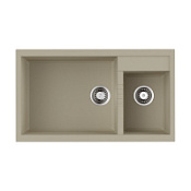 Кухонная мойка Omoikiri Tedori 86-2-LB-BE 86х50 ваниль