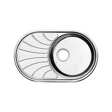 Мойка кухонная IDDIS Suno S SUN77SDi77 77х48 хром