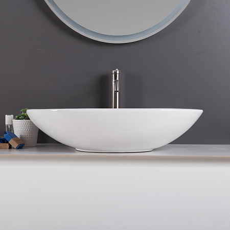 Раковина накладная BelBagno BB1104 41.5x63x14.5 белый
