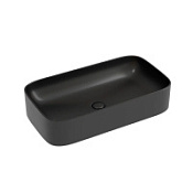 Раковина накладная Ceramica Nova Element CN6054MB 70.5x38x15 черный матовый