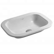 Раковина Azzurra Glaze GLZ 69x38/IN bi*0 Раковина Azzurra Glaze GLZ 69x38/IN bi*0