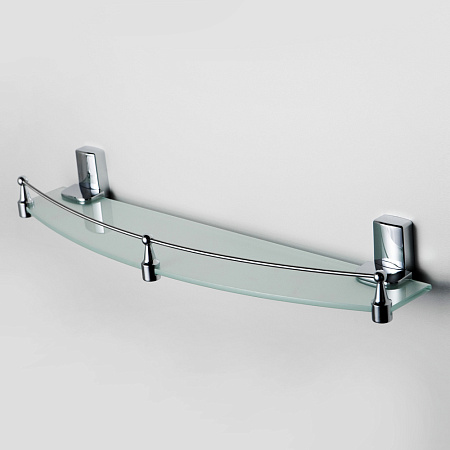 Полка WasserKRAFT Leine K-5044 (K-5024) 50 стеклянная, хром