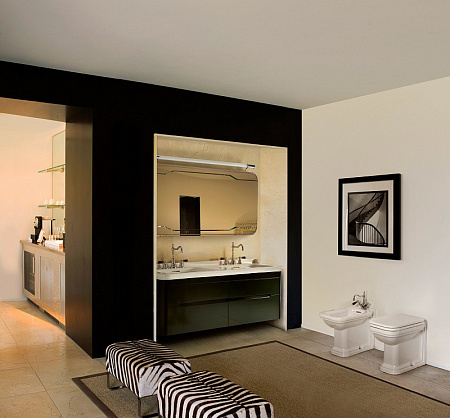 Унитаз приставной Kerasan Waldorf 411801bi (55 см)