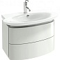 Тумба под раковину Jacob Delafon Presquile EB1103-G1C 66 см, 2 ящика, белая