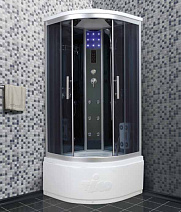 Душевая кабина Timo Standart T-1100 100x100x220 тонированное стекло/хром матовый