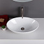 Раковина накладная BelBagno BB1147 53x33x14 белый - фото 4