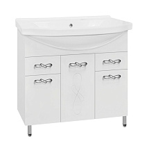 Тумба под раковину Style Line Венеция 90 2 ящика, белый