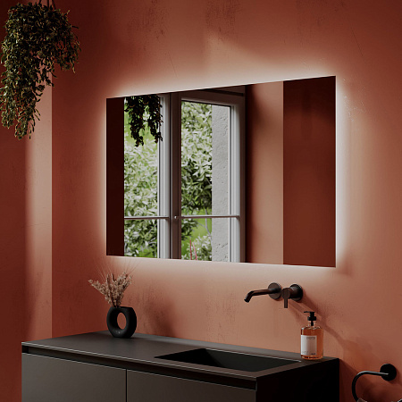 Зеркало Sancos Square SQ1200 120х70 с подсветкой