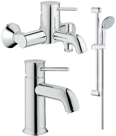 Комплект смесителей Grohe BauClassic 124404