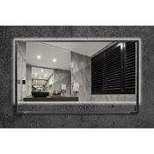 Зеркало Armadi Art Vallessi 552/2 80х100 с полочкой антрацит