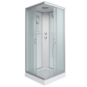 Душевая кабина Niagara Classic NG-1101-14 90x90x215 стекло матовое/профиль серебро