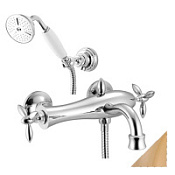 Смеситель Gattoni Timor 1800118D0oro для ванны с душем золото