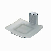 Мыльница WasserKRAFT Leine K-5029 стеклянная, хром