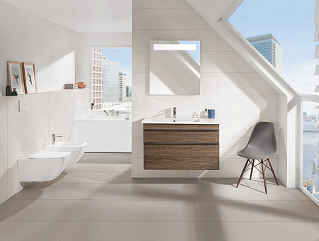 Унитаз подвесной Villeroy & Boch Venticello Plus 4611RLR1 белый альпин CeramicPlus