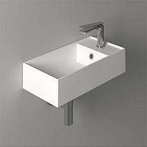 Раковина подвесная Simas Agile AG 50 bia 50x27x11 с 1 отверстием под смеситель, белый