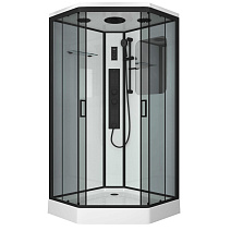 Душевая кабина Niagara Premium NG-6901-01GD BLACK 90x90x220 тонированное/профиль черный матовый
